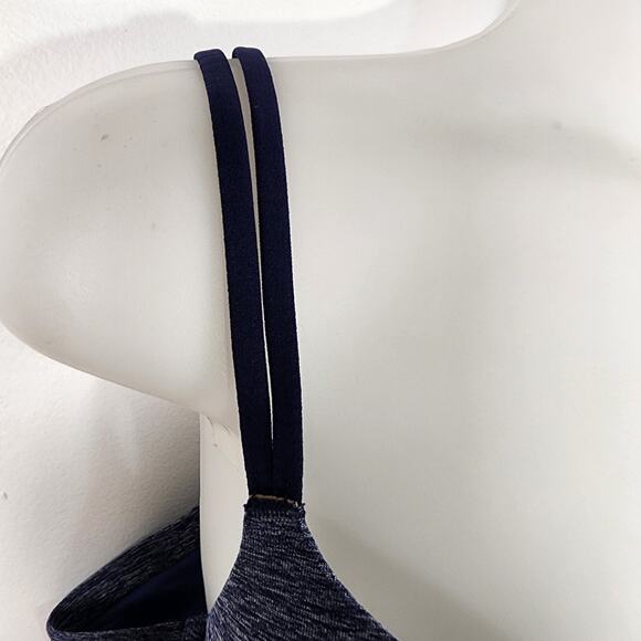 Aerie Womens Sunnie Demi Bra Heathered Blue 38DD Underwire T Shirt Adjustable - Picture 6 of 13